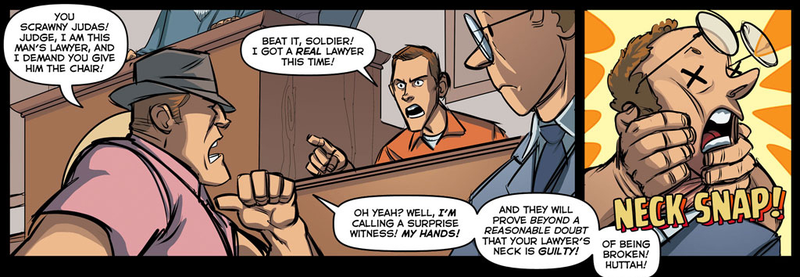 Illustration for article titled Team Fortress's Second Bimonthly* Comic is Out!